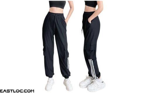 Quần Jogger Thể Thao Nữ Túi Hộp 3 Sọc