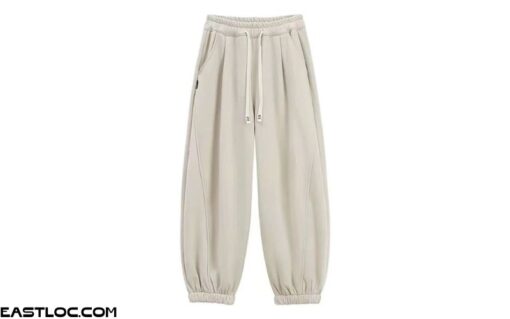 Quần jogger nữ trơn chất liệu nỉ cotton