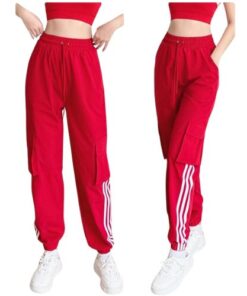 Quần Jogger Thể Thao Nữ Túi Hộp 3 Sọc