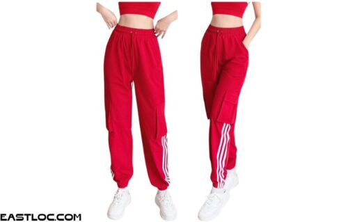 Quần Jogger Thể Thao Nữ Túi Hộp 3 Sọc