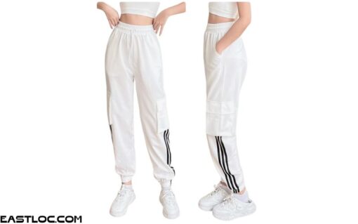 Quần Jogger Thể Thao Nữ Túi Hộp 3 Sọc